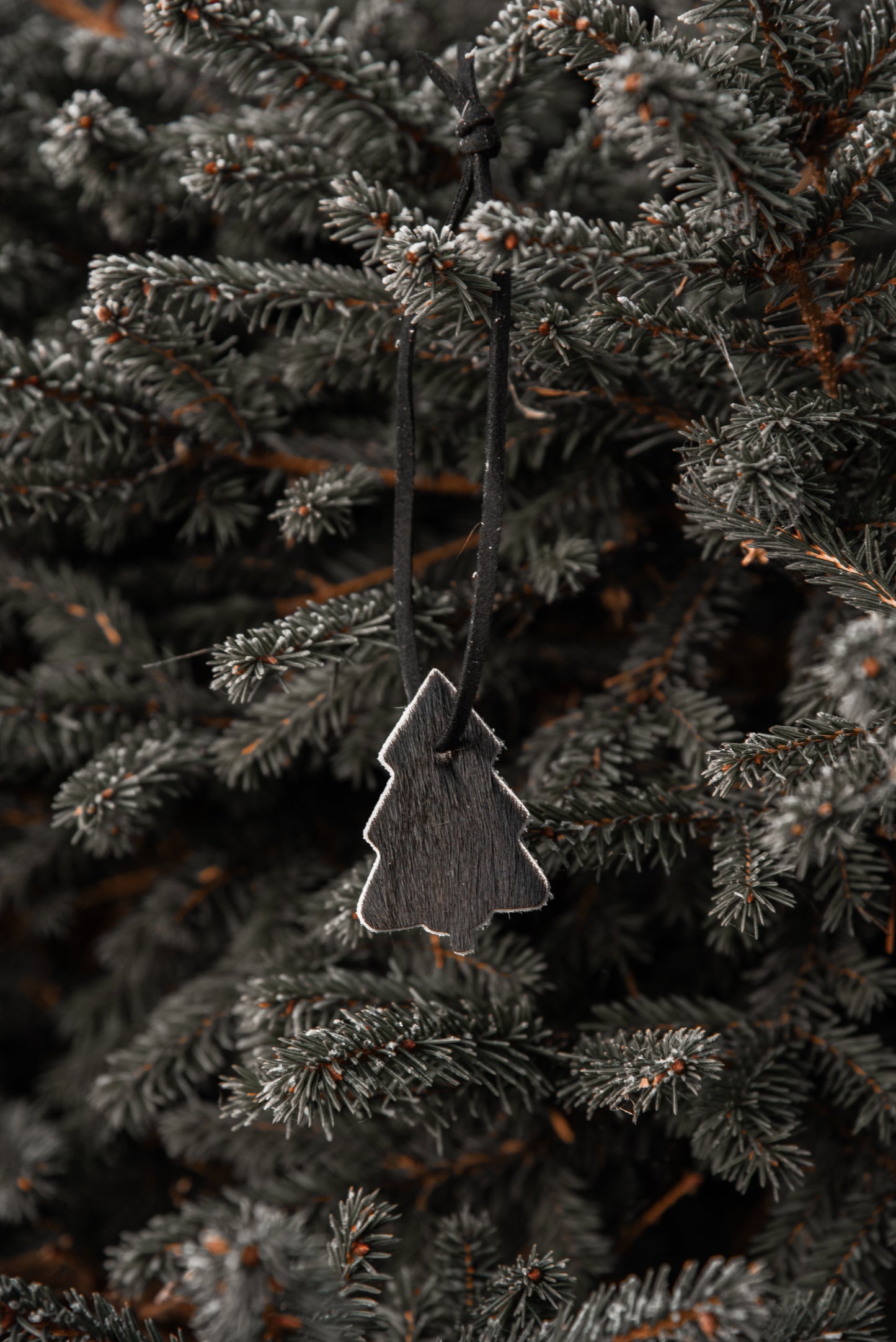 Cowhide Tree Ornament