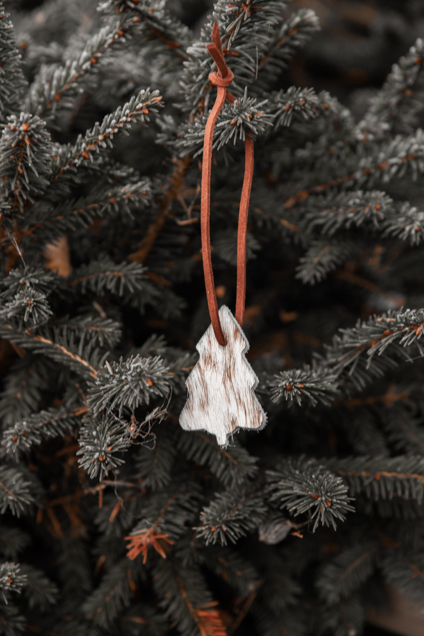 Cowhide Tree Ornament