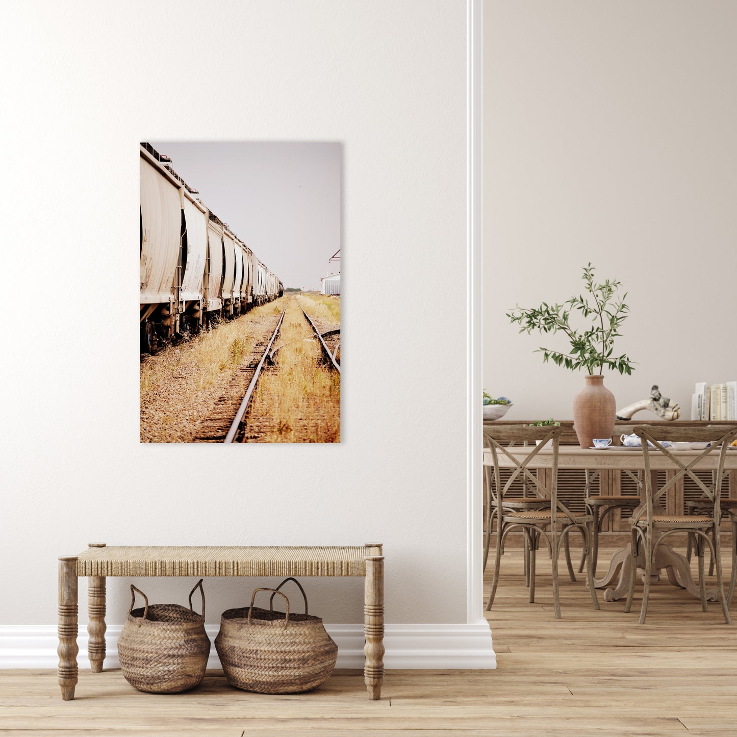 Train Yard - Canvas Print