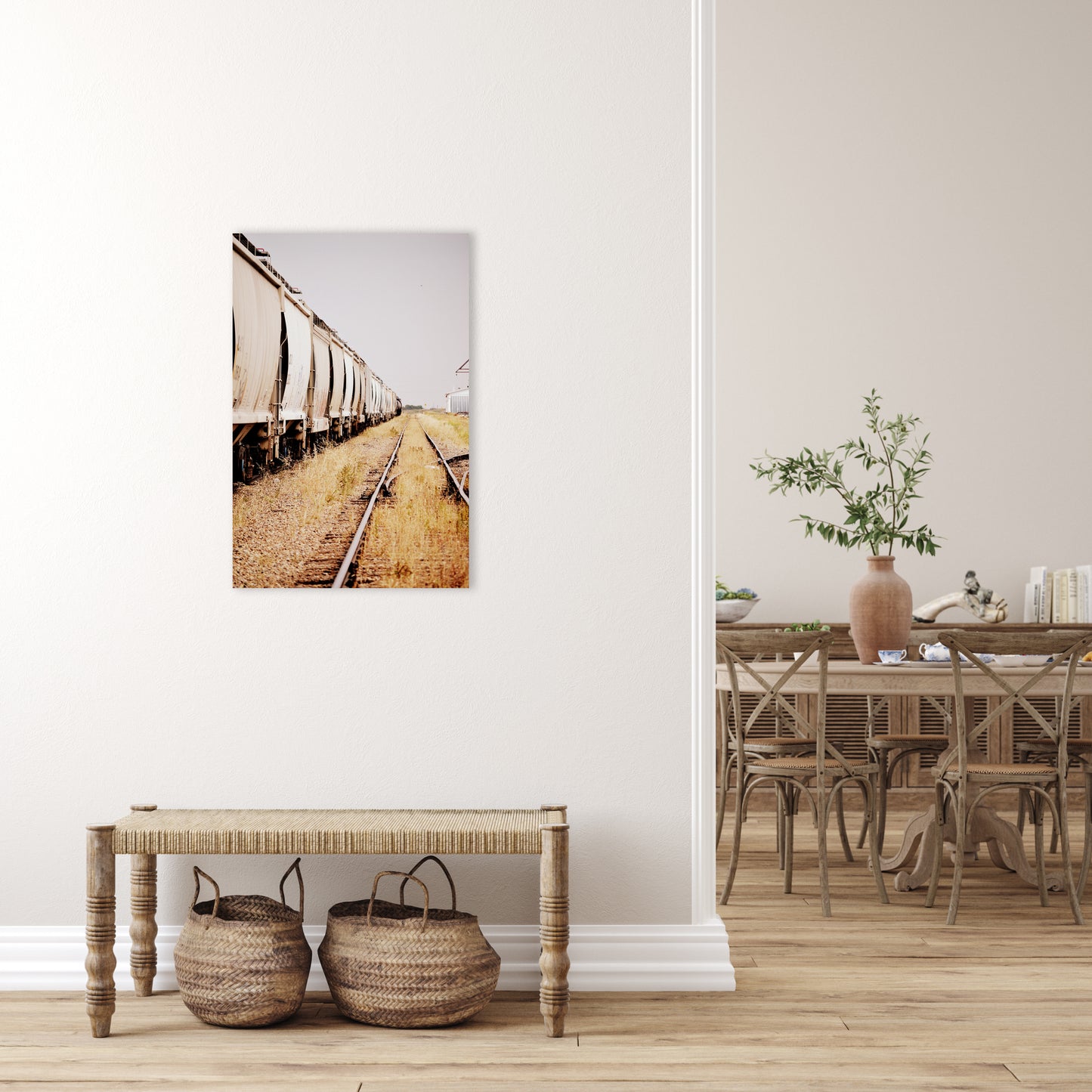 Train Yard - Canvas Print