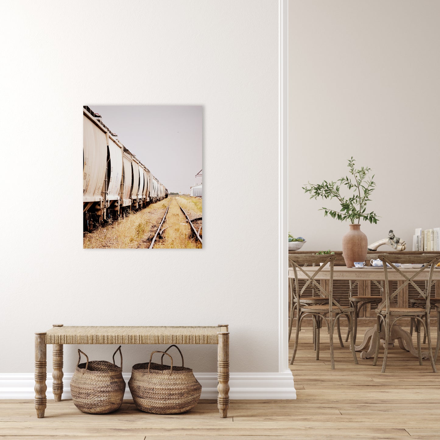 Train Yard - Canvas Print