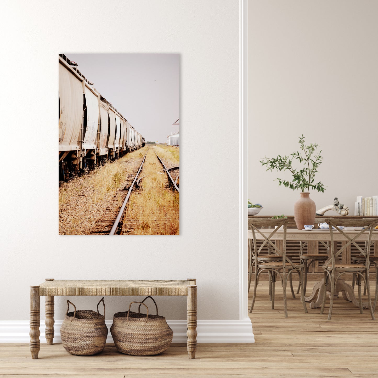 Train Yard - Canvas Print