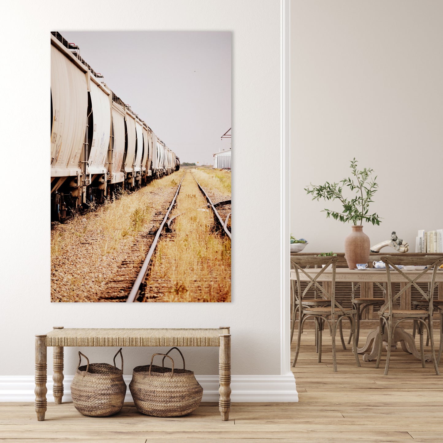 Train Yard - Canvas Print