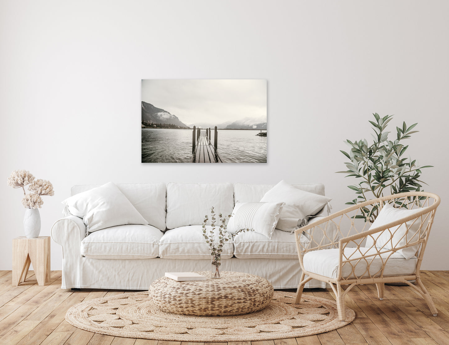 Swiss Alps Scenery - Canvas Print