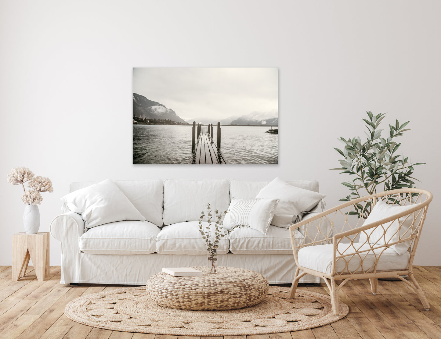 Swiss Alps Scenery - Canvas Print