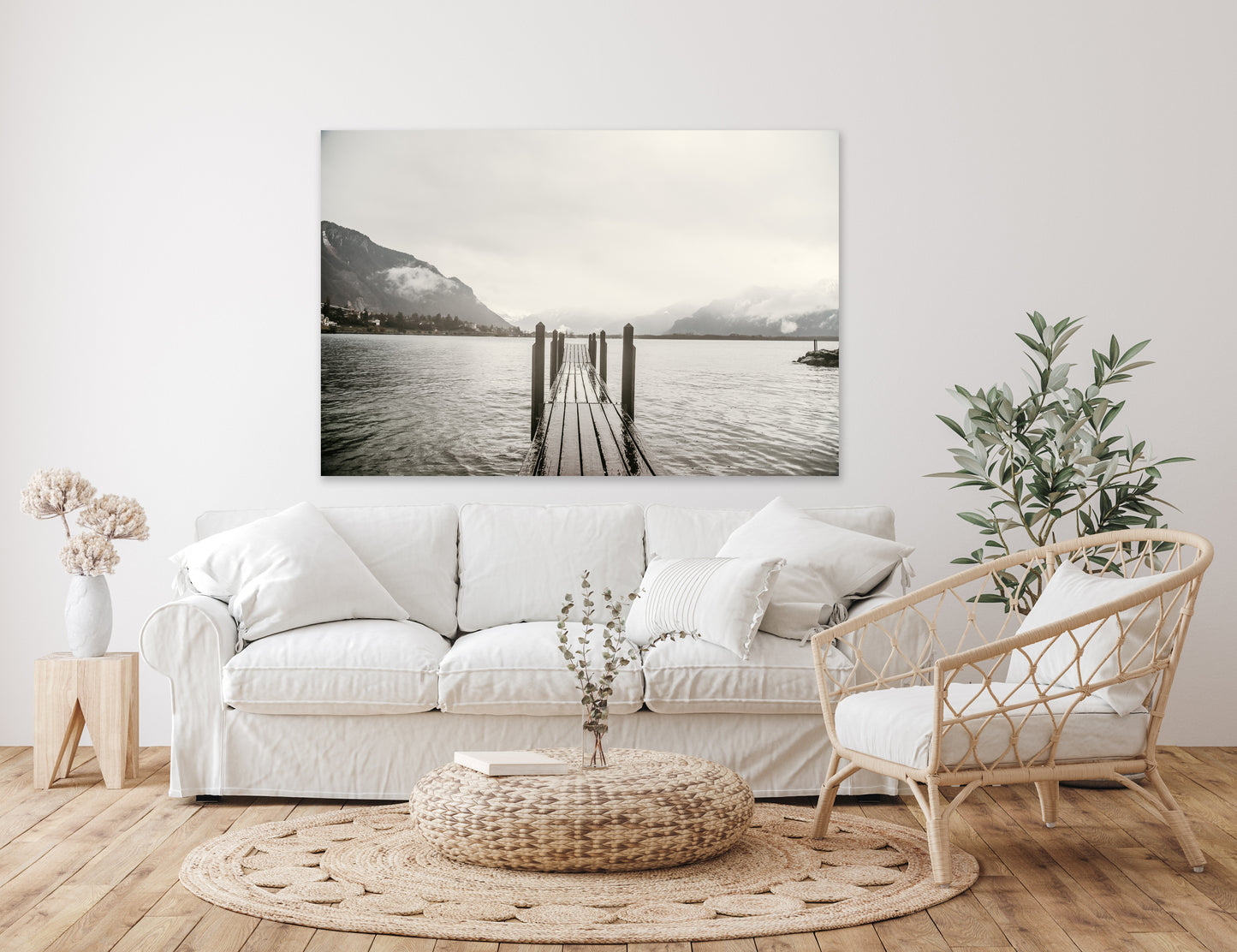 Swiss Alps Scenery - Canvas Print