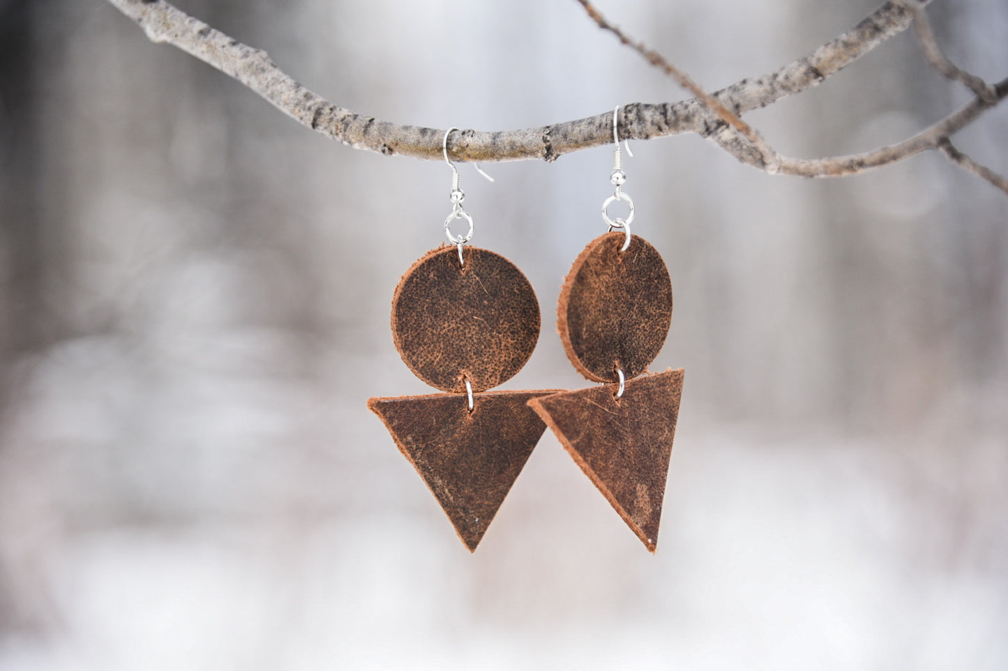 Rustic Boho Dangle Earrings