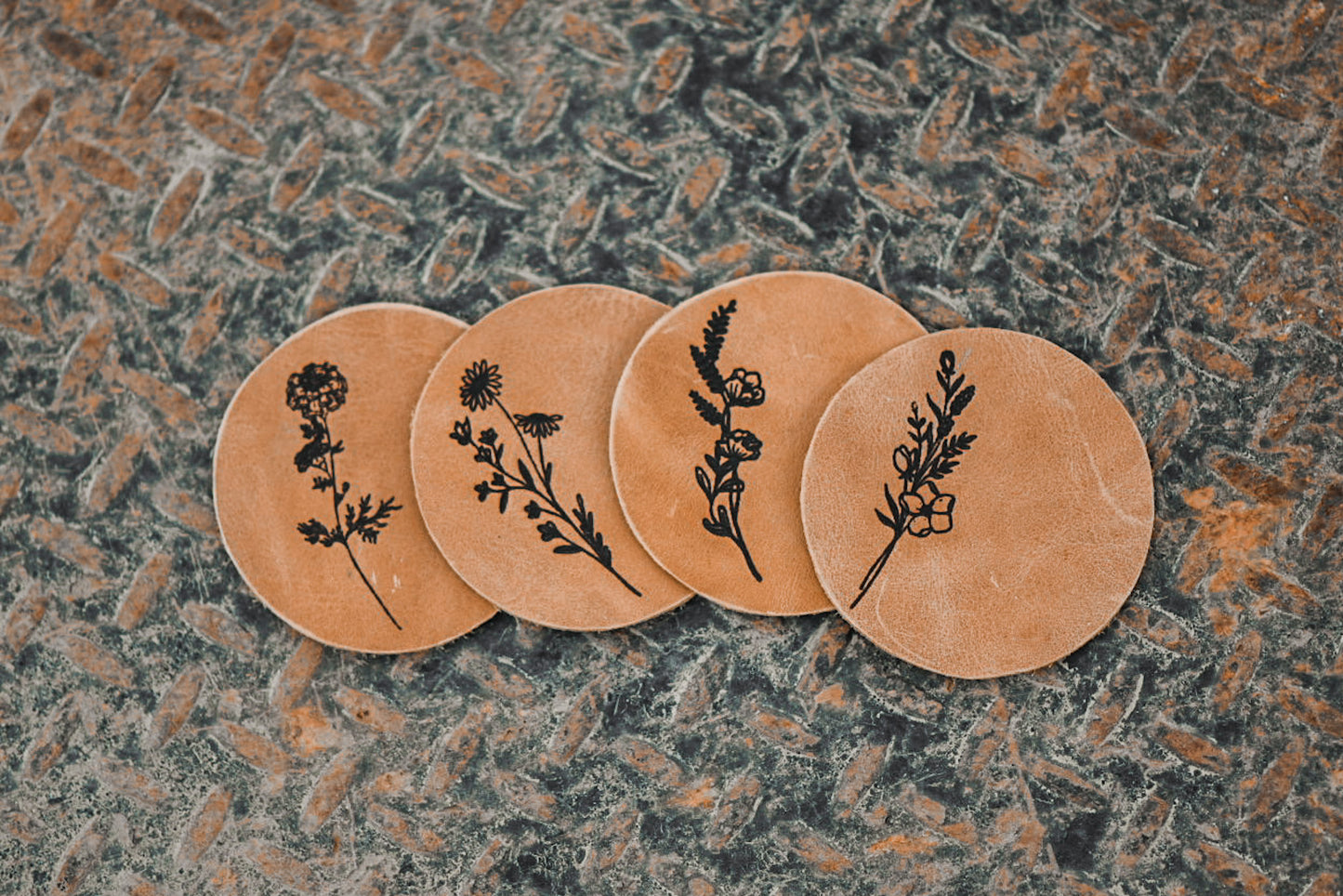 Wildflower Coaster Set