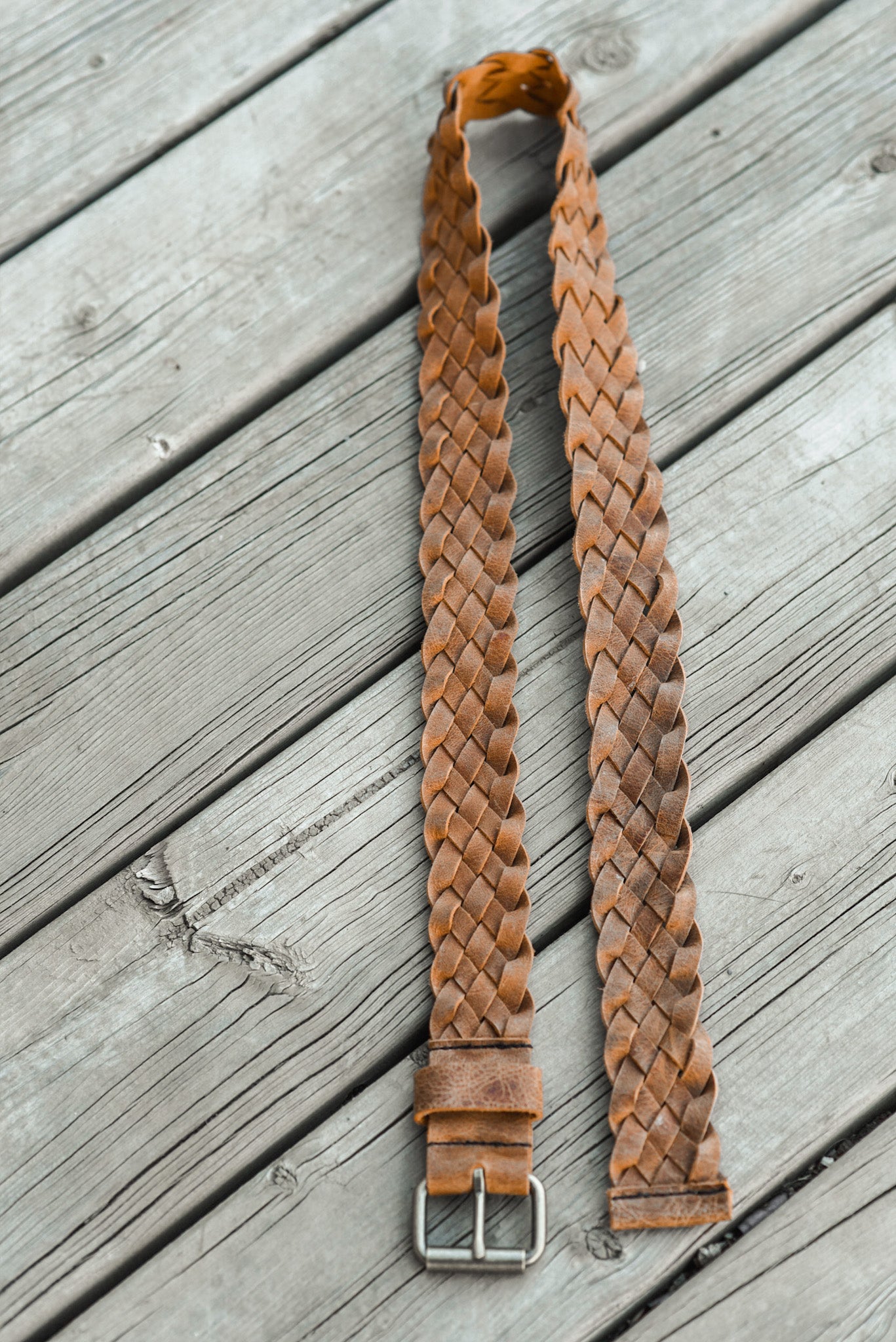 Braided Leather Belt