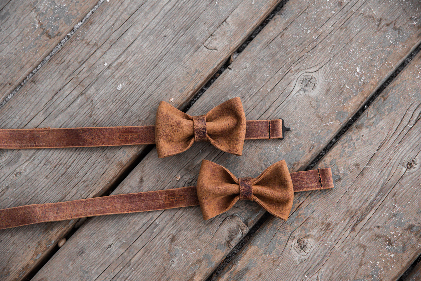 Leather Bow Tie