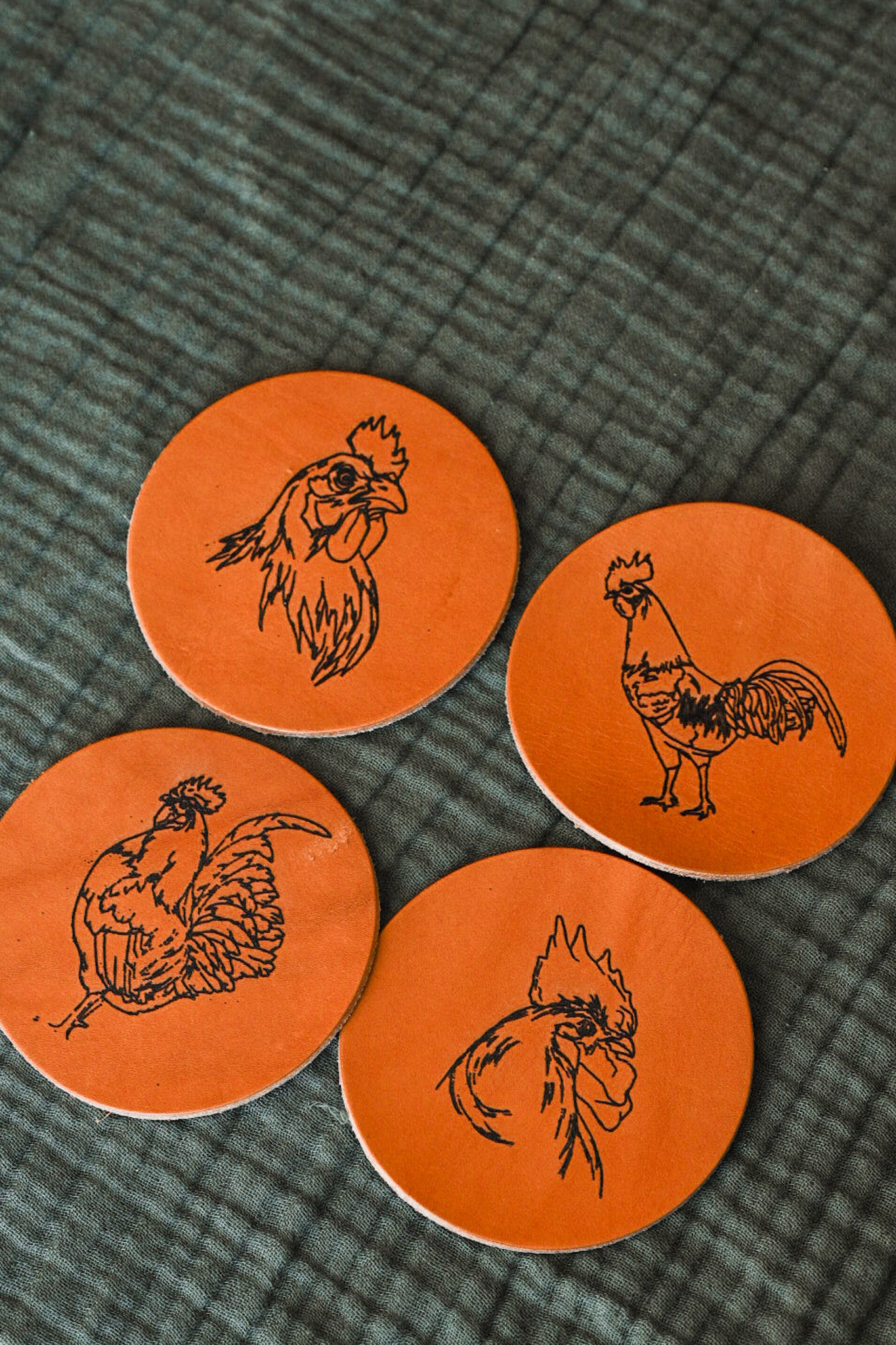 Chicken Coaster Set