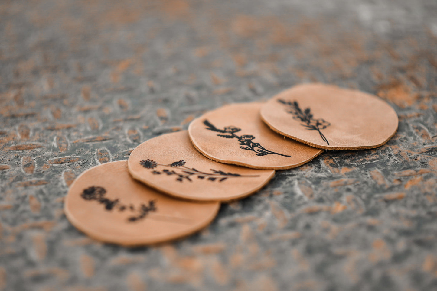 Wildflower Coaster Set