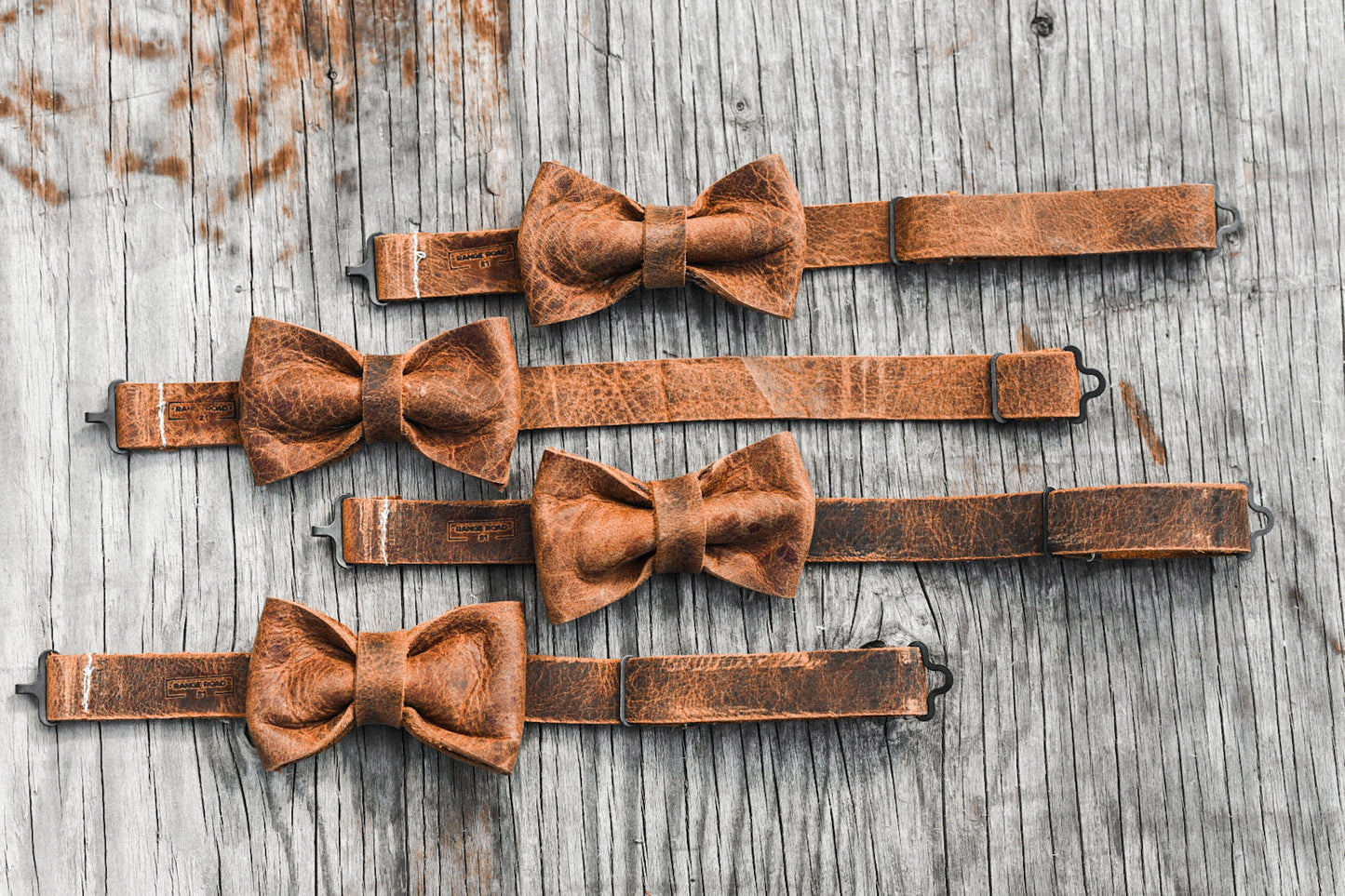 Leather Bow Tie