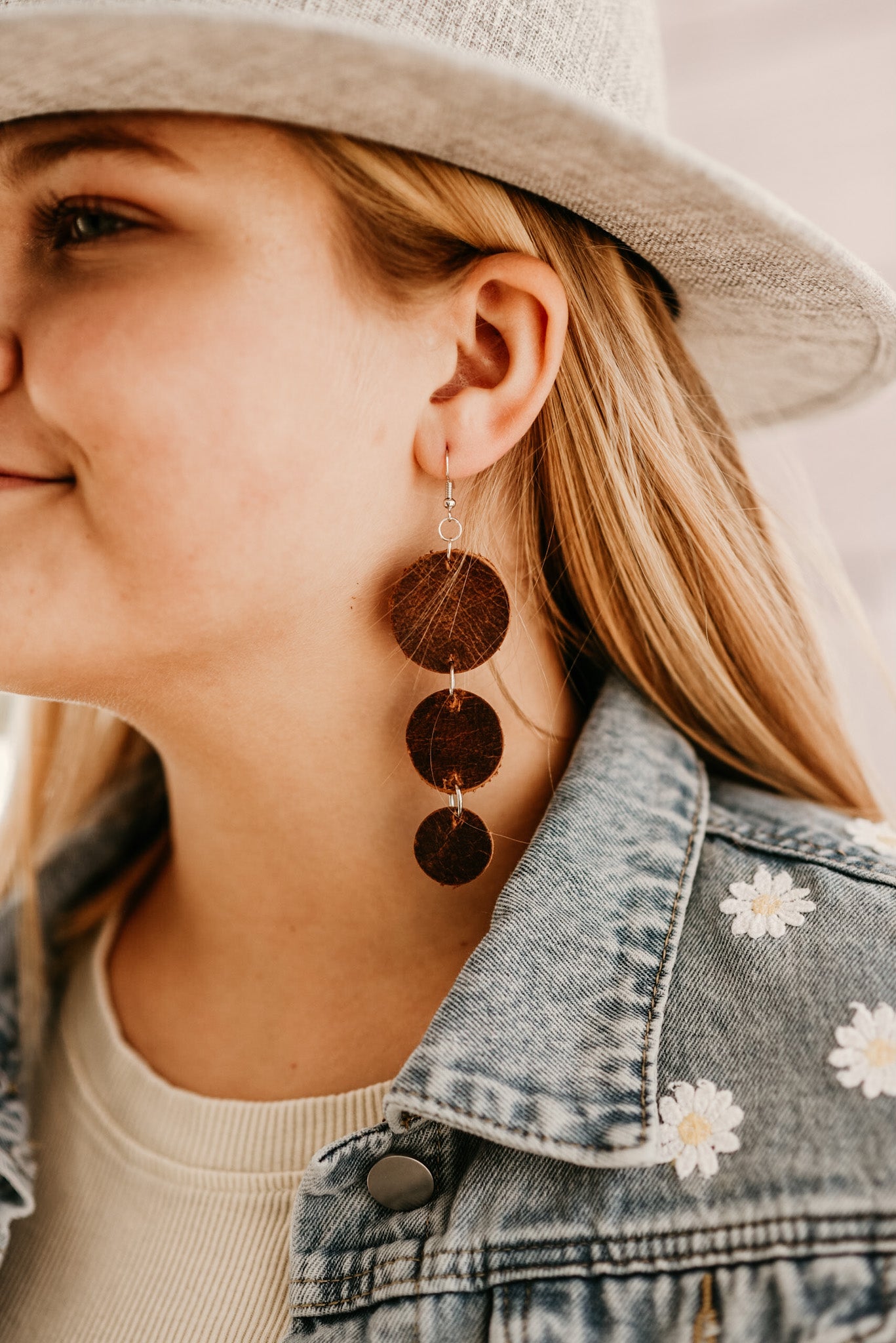 Circle Dangle Earrings