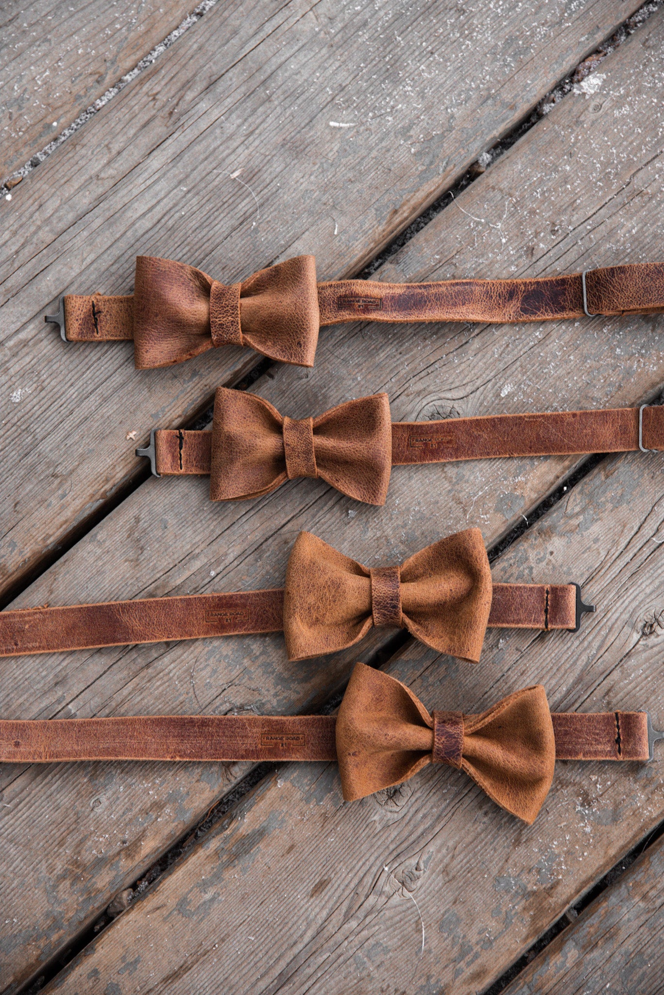 Leather Bow Tie