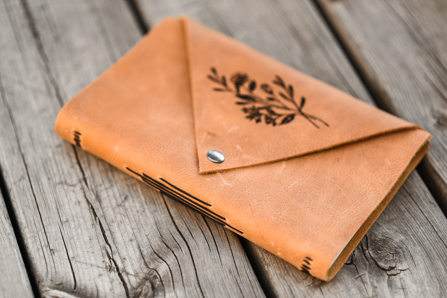 Floral Engraved Journal