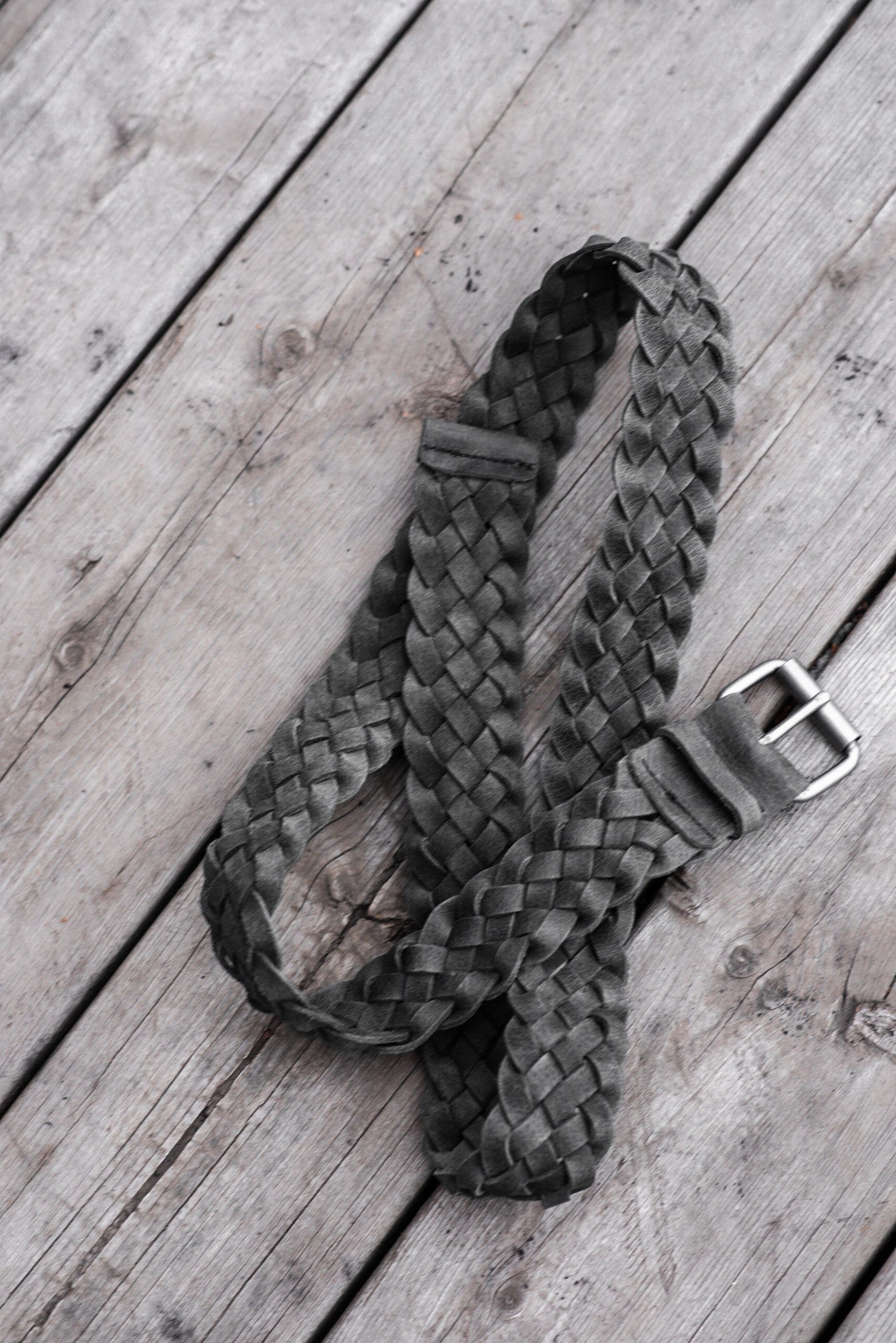 Braided Leather Belt