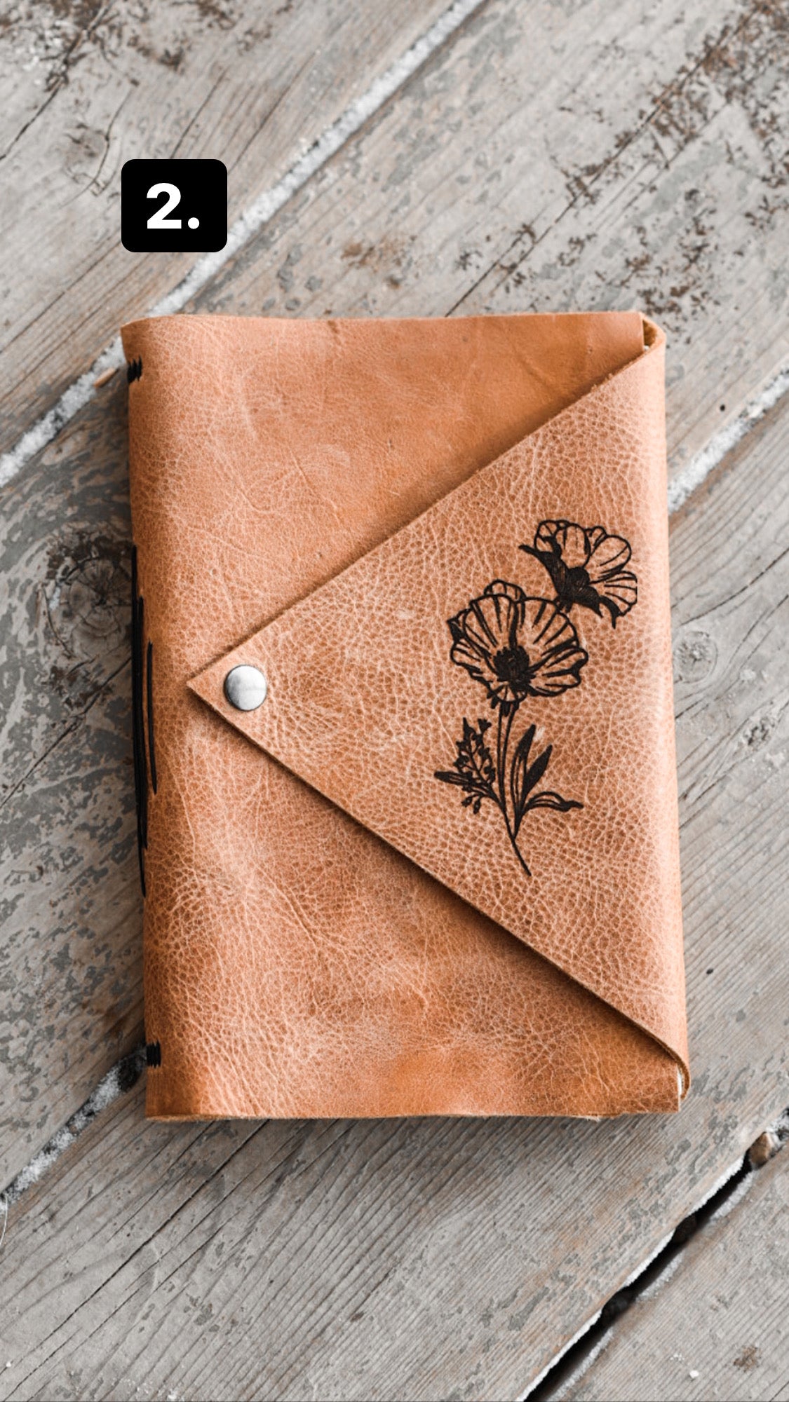 Floral Engraved Journal