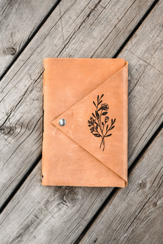 Floral Engraved Journal