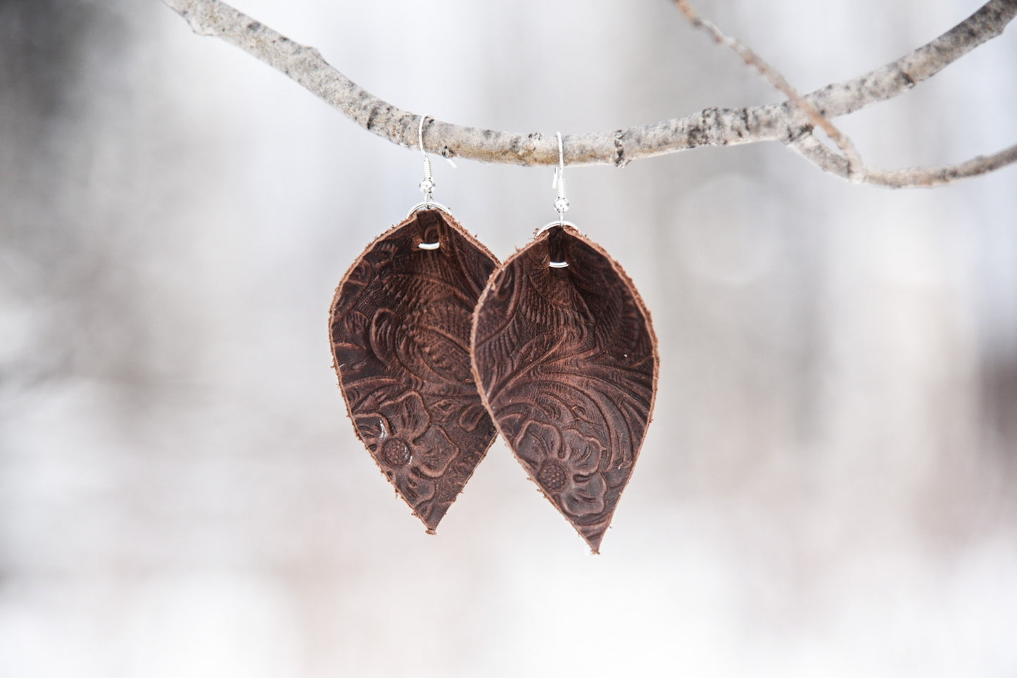 Floral Teardrop Earrings